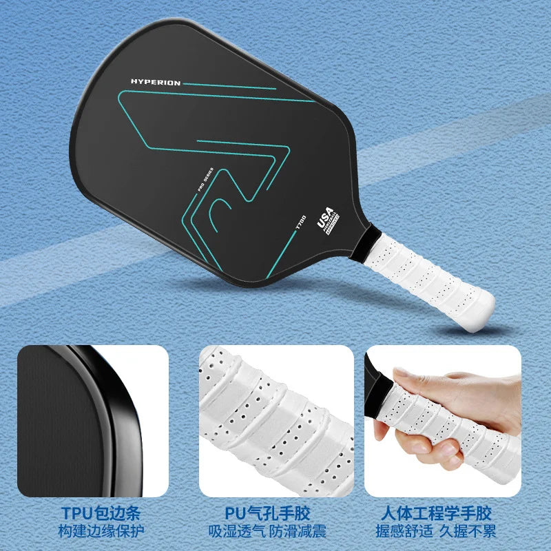 Carbon Fiber T700 3K Professional Pickleball Paddle – Event-Grade Full Set